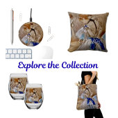 Degas Tänzer mit blauer Schleife Sherpadecke