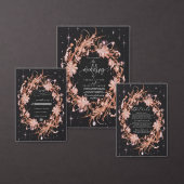 Delikatesse Verzierte Blüte Save the Date Einladung (Personalisiere diese Kollektion eines unabhängigen Creators.)