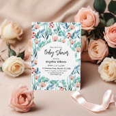 Gepflegte Baby Dusche Einladungskarte mit Design. Einladung