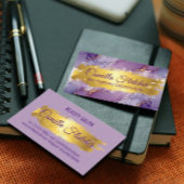 Delicate Lilac Watercolor Quadratischer Aufkleber