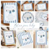 Blue Jean Baby Baby Shower  Pappbecher