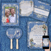 Denim Jean Taschen und Spitzen Kleine Geschenktüte