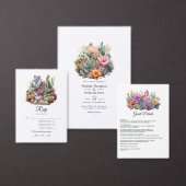 Desert Hues Floral Wedding Einladung (Personalisiere diese Kollektion eines unabhängigen Creators.)