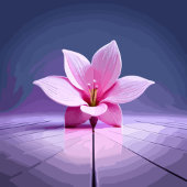 Exquisite rosa Orchideen-Erholungen auf Silberplat Leggings