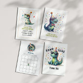 Funny T-Rex Rawr-some Birthday Karte