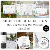 Wildblume Boho Dinosaur Wedding Reply RSVP Karte