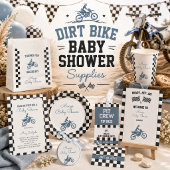 Dirt Bike Baby Shower Pappteller