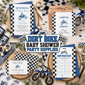 Schmutziges Fahrrad-Baby-Shower Serviette