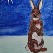 Tasche mit Weihnachtsbunny und Stern