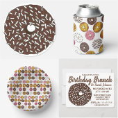 Schokolade Mattierte Kokosnuss Glazed Cake Donut Tischdecke