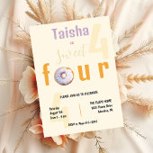 Niedliches Sprinkle Donut Wasserfarbmuster Geschenkpapier