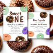 Donuts Sweet One 1. Geburtstag Einladung