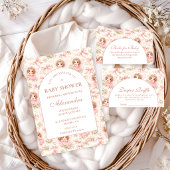 Traumhafter Feengarten-Baby-Shower Serviette