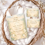 Dreamy Ocean Pearl Nursery Baby Shower Einladung
