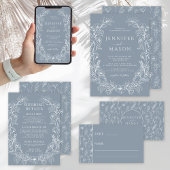 Blütenblühende Böhmische Oldtimer All In One Einladung