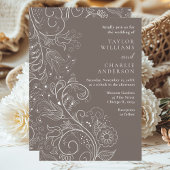 Dusty Brown Elegant Floral Wedding Vielen Dank Quadratischer Aufkleber