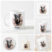 Beauceron - Ostereier und Kirschblüten - Kaffeetasse