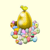 Ostereier Geschenkpapier Set