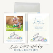Happy Oaster Pastel Simple Bunny Typografy Geschenkschachtel
