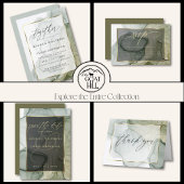 Atemberaubende, reichhaltige Grüntöne flüssiger Ab Einladung