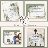 Goldmatte grüne Farbe Tischnummer