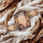 Eiffel Tower Bridal Shower Serviette