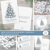 Beach Christmas Tree Return Address