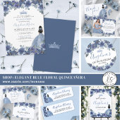 Blue Quinceanera Return Address