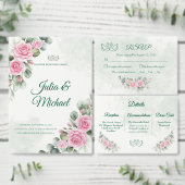 Smaragdgrün & Blassrosa Hochzeits-Sitzplan Acrylschild (Personalisiere diese Kollektion eines unabhängigen Creators.)