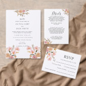 Elegante Blumenhochzeit Einladung (Personalisiere diese Kollektion eines unabhängigen Creators.)