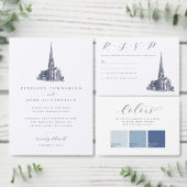 Elegante Vintage Kirche Einladung (Personalisiere diese Kollektion eines unabhängigen Creators.)