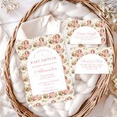Elegant Fairy Baby Shower Einladung