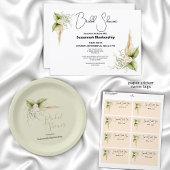 Etikett für das elegante Blumengrenzpapier