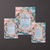 Elegant Floral Bouquet Rosy Save the Date Einladung (Personalisiere diese Kollektion eines unabhängigen Creators.)