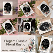 Elegantes klassisches, florales Gästebuch 4