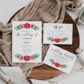 Einladung zu einem eleganten Blumendesign-Engageme