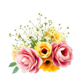 Elegant Green Floral Beverage Menu Acrylschild