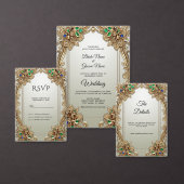 Elegante Gold Verzierte Jagdflagge Wimpelkette (Personalisiere diese Kollektion eines unabhängigen Creators.)