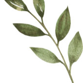 Grüne Frühlingssonne verlasse. Stilvolle Hochzeit Begleitkarte