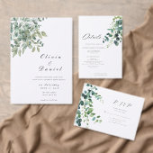 Eukalyptus Greenerity Wedding Program (Personalisiere diese Kollektion eines unabhängigen Creators.)