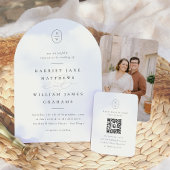 Elegante Initials Wedding Monogram Rücksendeadress Permastempel
