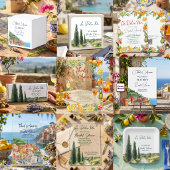 That's Amore Italian Cocktail QR Code Bridal  Einladung