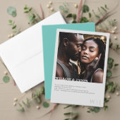 Elegante minimalistische Hochzeitsticker Runder Aufkleber (Personalisieren Sie die Kollektion dieses unabhängigen Creators. Test)