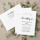 Budget Modern Full Foto Wedding Vielen Dank Flyer (Personalisieren Sie die Kollektion dieses unabhängigen Creators. Test)