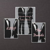 Elegante, moderne Homosexuelle Save the Date Hochz Postkarte (Personalisiere diese Kollektion eines unabhängigen Creators.)