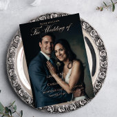 Eleganter minimalistischer Navyblauer Save The Date