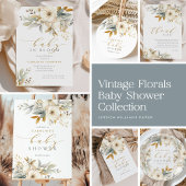 Elegante neutrale Bläserblütendusche Serviette