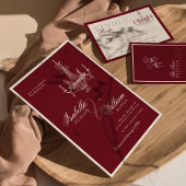 Luxury Monogram Calligraphy Wedding Seating Chart Poster