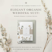 Elegant Organic Modern Wedding Save The Date