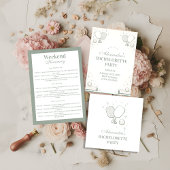 Elegant Pickleball Club Bachelorette Party Serviette